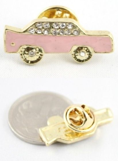 03 Broches carro rosa Mary Kay